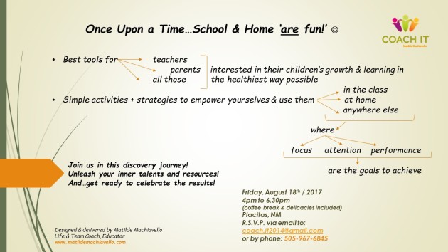 Classes starting...kids grow curious to guess what is coming...parents and teachers wonder how they will handle all...